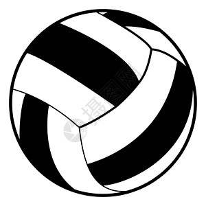 排球球黑色颜色图标海滩补给品闲暇皮革游戏木头圆圈竞赛学校运动背景图片