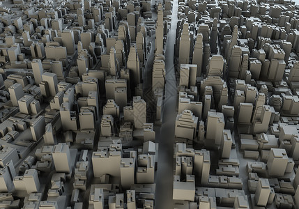 美丽的城市景观 从多维数据集的抽象城市办公室正方形艺术金融3d盒子街道建筑摩天大楼建筑学背景图片