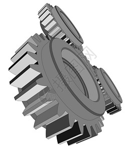 三件金属渔具的矢量插图圆圈进步智力扳手工程师工厂机械灰色品牌圆形背景图片