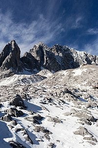 玉龙雪山目的地天空旅游旅行背景图片