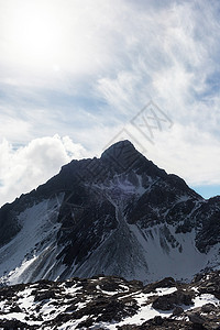 玉龙雪山天空目的地旅游旅行背景图片