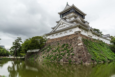 塔库拉日本传统科库拉城堡背景