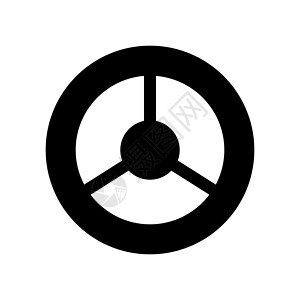 操舵方向盘黑色图标控制机器运输机械卡丁车标识网络运动驾驶车辆设计图片