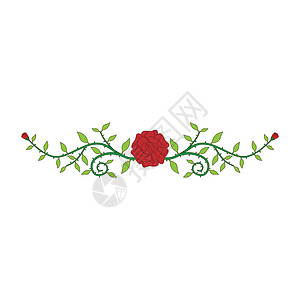 平面彩色玫瑰装饰 ico饰品卡通片植物学香水装饰品背景图片