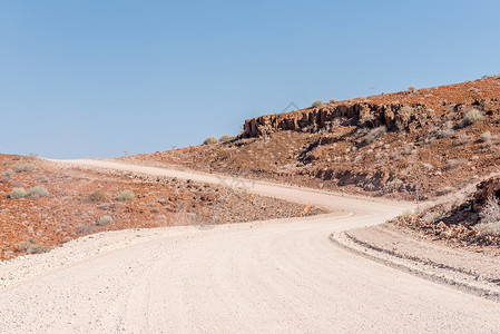 考科维尔德多普斯teekhoogte山口的橙红色 岩石状纳米布沙漠景观旅游红色沙漠岩石橙子石头晴天荒野风景科兰背景