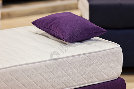 床垫的样式寝具柔软度团体睡觉质量小路剪裁织物白色纺织品背景图片