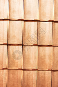 屋顶瓷砖红色房子材料黏土背景图片