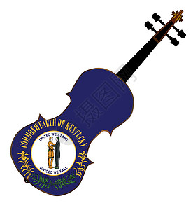 肯塔基州艺术乐器音乐细绳旗帜字符串背景图片