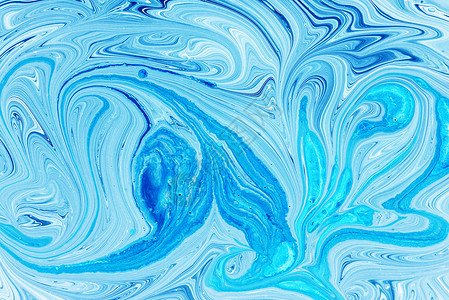 抽象运动动态背景墙纸墨水棕色波浪线条青色弯曲白色流动水彩背景图片