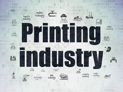 数字数据纸背景上的行业概念印刷业电脑气体活力炼油厂草图建筑印刷植物工程汽车背景图片