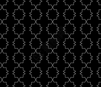 具有可编辑笔划权重的矢量无缝几何图案窗饰墙纸三角形中风多边形菱形六面体六边形对角线网格背景图片