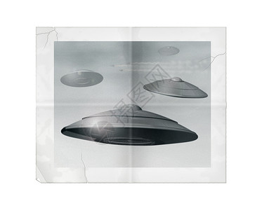 UFO 观测火星人外星人飞船背景图片
