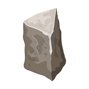 卡通岩石矢量符号图标设计瓦砾绘画鹅卵石标识碎片碎石艺术花岗岩地质学材料背景图片