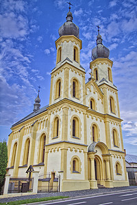 Bardejov老城圣Aegidius纪念碑教堂高清图片