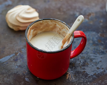 可可蛋糕卡布奇诺和巧克力棉花糖蛋糕牛奶香气拿铁奶油咖啡店糖果早餐杯子美食背景