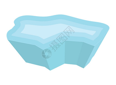 浮冰矢量符号图标设计卡片标识冰川插图海洋横幅卡通片冰山剪贴背景图片