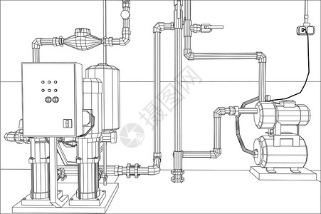 管道图压力透明的高清图片