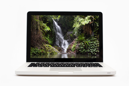 整型笔记本电脑桌面网络屏幕白色技术商业电子互联网监视器展示背景图片