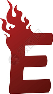火烧首字母 alphabe品牌公司标识火焰背景图片
