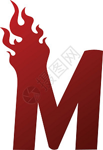 火烧首字母 alphabe公司火焰标识品牌背景图片