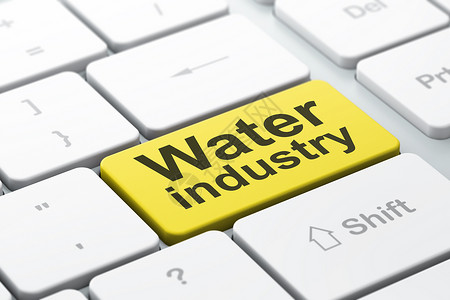 计算机键盘背景上的制造概念水工业建造数据炼油厂白色力量工业技术制造业活力网络背景图片