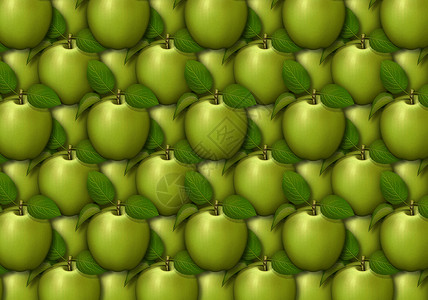 苹果背景食物小吃树叶水果背景图片