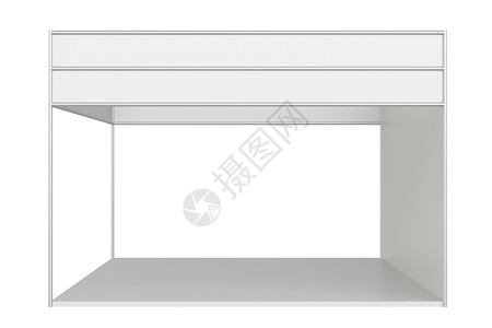 空展台灰色标准3d渲染贸易柜台空白插图广告摊位背景图片