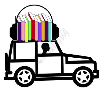 书籍类APP驾驶时的音频书籍背景
