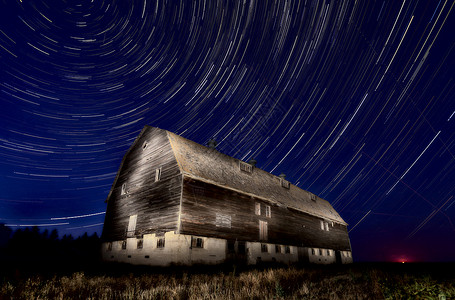 夜之龙星轨迹踪迹星迹天空观星起跑线星星夜空摄影红谷仓天文背景图片