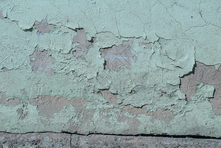 混凝土墙 有旧石膏片 粉刷油漆 海豚彩色纹理 背景石头艺术蓝色灰色白色合金背景图片