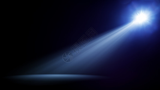 蓝相光光束背景白色水平派对蓝色夜店激光光灯娱乐音乐会展示背景图片