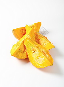 新鲜黄黄南南瓜楔子宿舍壁球食物水果黄色健康小吃图片