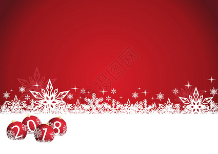 圣诞节和新年贺卡幸福季节礼物框架云杉庆典雪花胜利玩具传统背景图片