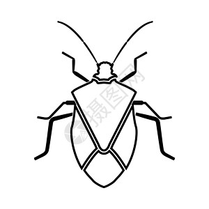 Bug 黑色图标背景图片