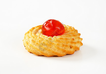 传统西西里杏仁饼干杏仁食物漩涡饼干甜点背景图片
