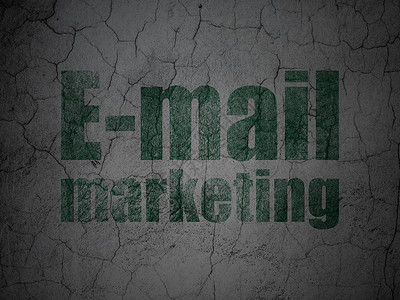 营销概念电子邮件营销 grunge 墙背景背景图片