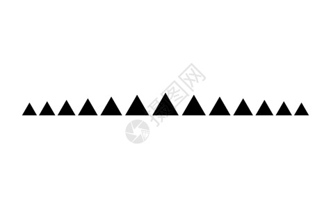 三角形线分隔线矢量设计页脚现代边框调色板卡片网站分频器横幅格子技术边界活力标识背景图片