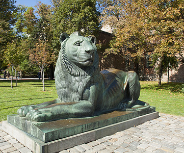 索菲亚 保加利亚 狮子纪念碑历史城市雕塑地标首都建筑纪念馆建筑学旅行旅游背景图片