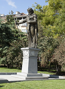 塞缪尔保加利亚索非亚Tzar Samuil纪念碑雕塑首都文化建筑学城市国王地标历史旅游旅行背景