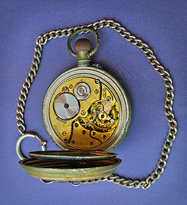 旧古董手表宏观口袋小时项链钟表乐器运动勋章配饰速度背景图片