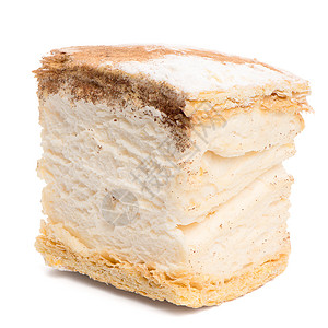 Russo 蛋糕糕饼烘烤鞭打美食食物香草糕点甜蜜蛋白酥皮面包背景图片