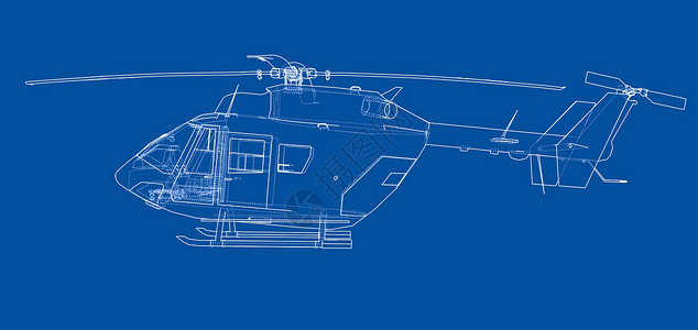 线条直升机直升机外形图菜刀转子运输技术航班飞行员电路螺旋桨绘画卡通片插画