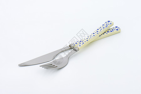 刀和叉餐叉餐刀金属餐具刀具背景图片