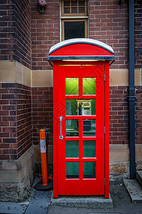 英国红色电话亭街道民众砖墙首都旅行建筑城市出租车盒子建筑学背景图片