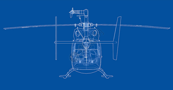 线条直升机直升机外形图航班飞行员航空飞机草稿直升飞机卡通片螺旋桨转子菜刀插画