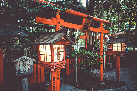 奥托里诺野宫神社佛教徒高清图片