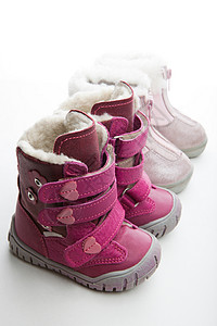 儿童白鞋素材婴儿冬季鞋子演播室质量白背景靴子衣服女孩皮革蕾丝孩子们孩子鞋类羊皮女性背景