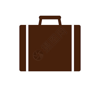 旅行箱 ico网络标识白色旅行航程行李背景图片