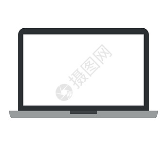 笔记本电脑图标互联网网络展示正方形桌面插图绘画技术办公室商业背景图片