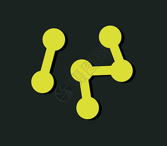 分子图标生物原子科学基因组背景图片